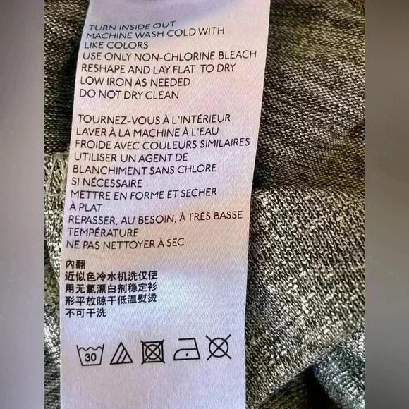 🔥🔥🔥SALE🔥🔥🔥Anthropologie Women’s Twist Front Surplice Gold Top Size XLP - Picture 9 of 11